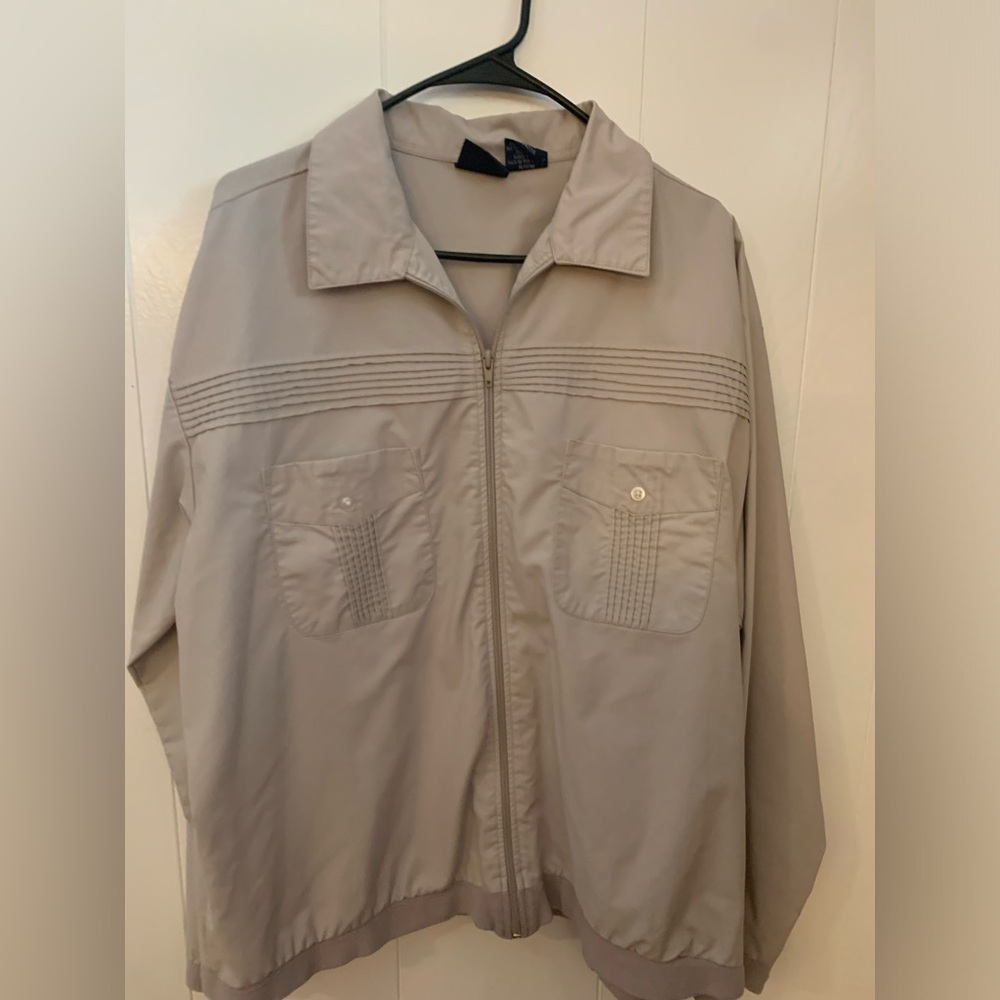 Vintage John Blair Zip Up Shirt XL